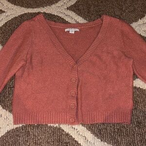 American Eagle Outfitters Terracotta Cardigan